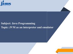 JVM: Interpreter and Emulator Overview | PDF | Java Virtual Machine ...