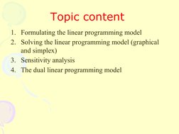 Formulating Linear Programming Models | PDF | Linear Programming ...