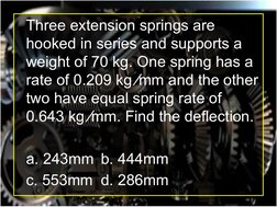 Spring De Problems Spring Design Problems and Solutions | PDF | Mechanical Engineering ...