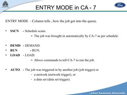 Ca7 Software Understanding CA-7 in Mainframe | PDF | Software Engineering | Computer ...