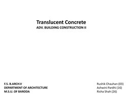 Translucent Concrete: Market Insights | PDF | Optical Fiber | Concrete