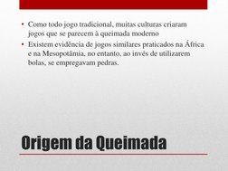 Origem e Regras do Jogo de Queimada | PDF | Esportes