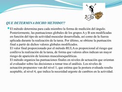 QUE DETERMINA DICHO METODO??
El método determina para cada miembro la forma de medición del ángulo.
Posteriormente, las punt