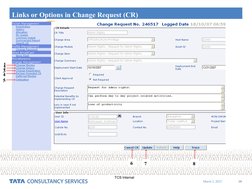 TCS Change Request Process Guide | PDF | Computer Engineering | Software