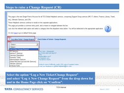 TCS Change Request Process Guide | PDF | Computer Engineering | Software