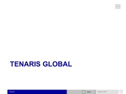 Tenaris
4
Junho, 2019
TENARIS GLOBAL
