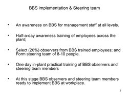 Bbs Checklist.pdf Behavior Based Safety Overview | PDF | Safety | Risk