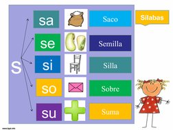 s
sa
se
si
so
su
Saco
Semilla
Silla
Sobre
Suma
Sílabas
