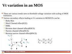 Second Order Effects in MOSFETs | PDF | Field Effect Transistor | Mosfet
