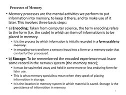 Memory and Forgetting in Psychology | PDF | Memory | Recall (Memory)