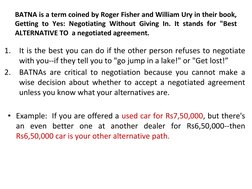 Understanding BATNA in Negotiation | PDF | Negotiation | Business