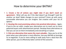 Understanding BATNA in Negotiation | PDF | Negotiation | Business