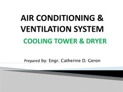 Cooling Tower and Dryer Overview | PDF | Humidity | Clothes Dryer