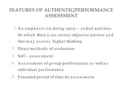 Unit 2: Performance Assessment Overview | PDF | Educational Assessment ...