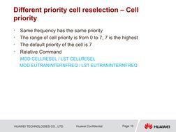 LTE Cell Reselection and Handover Guide | PDF | Wireless | Radio Technology