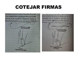 COTEJAR FIRMAS 
