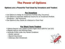 Options Trading Basics by Adam Khoo | PDF | Greeks (Finance) | Put Option