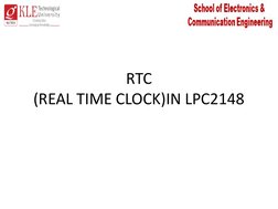 RTC
(REAL TIME CLOCK)IN LPC2148
