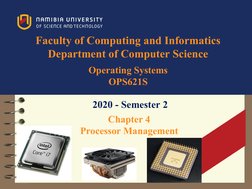 Chapter 4 - Processor Management | PDF | Scheduling (Computing ...