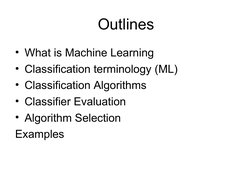 Introduction to Machine Learning Classification | PDF | Statistical ...