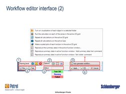 Petrel Workflow Editor Guide | PDF | Object (Computer Science) | Workflow