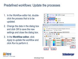 Petrel Workflow Editor Guide | PDF | Object (Computer Science) | Workflow