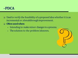 PDCA Cycle: Framework for Improvement | PDF | Evaluation | Cognitive ...