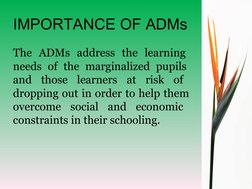 MISOSA Framework for Alternative Education | PDF | Teachers | Learning