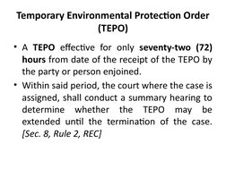 Environmental Procedure Rules Overview | PDF | Mandamus | Complaint