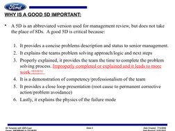 5D Problem Solving Template Guide | PDF | Leak | Welding