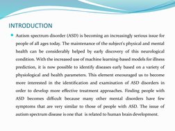 Machine Learning for Autism Detection | PDF | Autism Spectrum | Machine ...