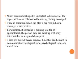 Communication Time Understanding Chronemics in Communication | PDF | Communication ...