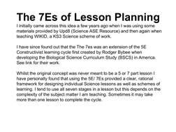 Understanding the 7Es of Lesson Planning | PDF | Learning | Science