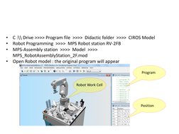 CIROS Education 6.0 Robot Programming Guide | PDF | Control Flow | Robotics