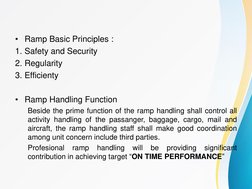 Ramp Handling Safety Procedures | PDF | Risk | Hazards