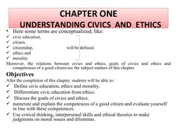 Understanding Moral and Civic Education | PDF | Morality | Citizenship