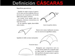 Definición CÁSCARAS
TECHOS ALIGERADOS Y ENCOFRADOS
ARRIOLA   +   FIGUERES
