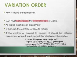 Understanding Variation Orders in Construction | PDF | Economic Sectors