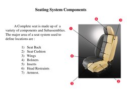Car Seat Component Overview | PDF | Composite Material | Foam
