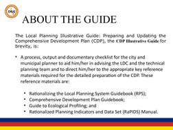 Local Planning Guide for CDP Preparation | PDF | Government Budget ...