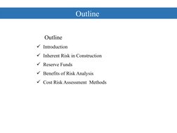 Cost Risk Analysis in Construction | PDF | Risk | Uncertainty