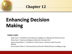 6.1
Copyright © 2014 Pearson Education, Inc. publishing as Prentice 
Enhancing Decision 
Enhancing Decision 
Making
Making
Ch