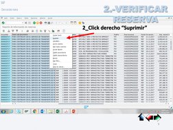 9
2_Click derecho “Suprimir”
2.-VERIFICAR 
RESERVA
