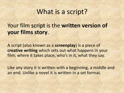 Introduction to Script Writing Basics | PDF | Screenwriting | Screenplay