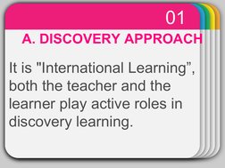 WINTER
Template
01
A. DISCOVERY APPROACH
It is "International Learning”, 
both the teacher and the 
learner play active roles