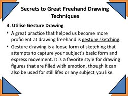 Freehand Drawing Techniques Explained | PDF | Drawing