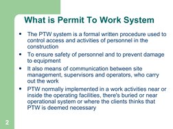 Permit to Work System Training Guide | PDF | Safety | Occupational ...