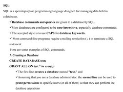 Python Database Programming Overview | PDF | Databases | Sql