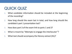 IB English B Oral Assessment Guide | PDF
