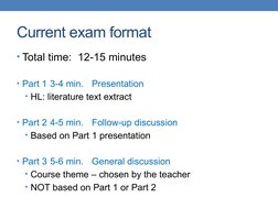 IB English B Oral Assessment Guide | PDF